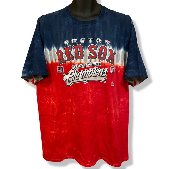 2013 Tie Dye Boston Red Sox T-Shirt - Picture 1 of 3